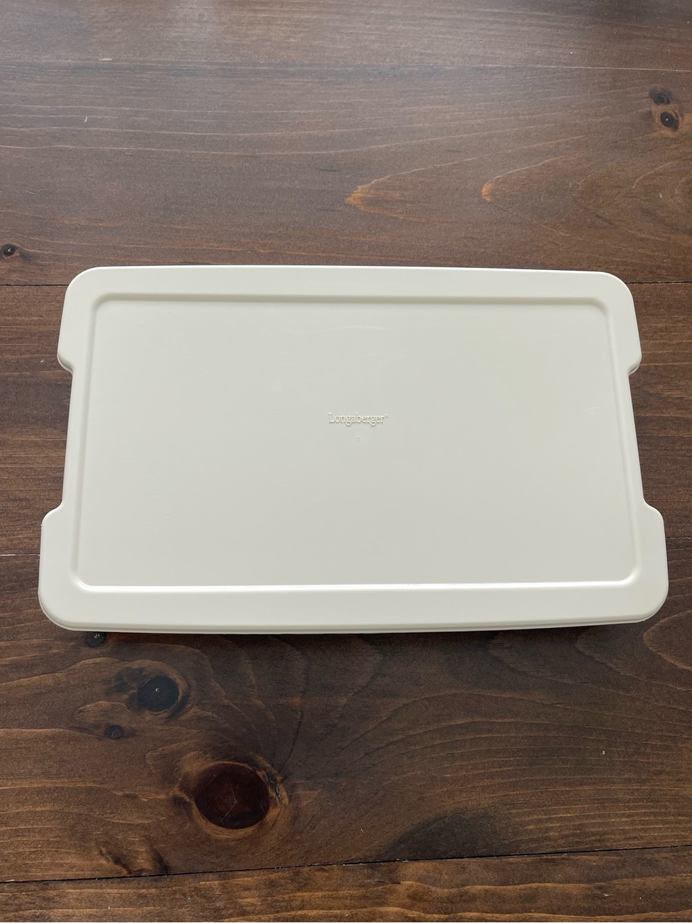 Longaberger Plastic Protector Lid and Container